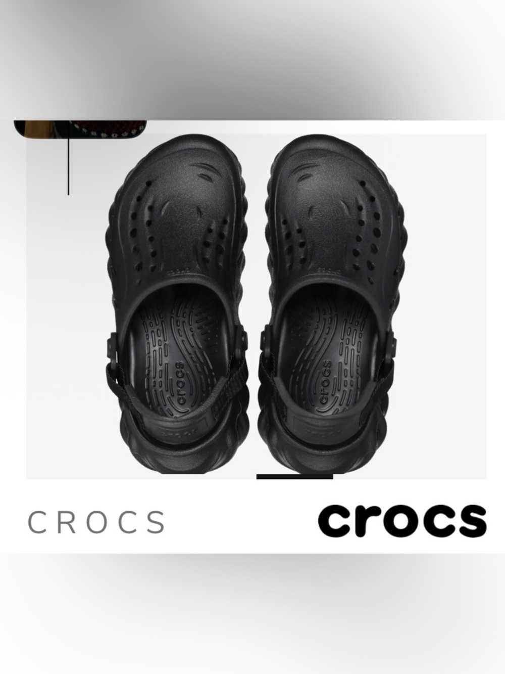 50%offw❤️ CROCS Echo Clogs junior 4-6 miss matched fit women’s 7-8